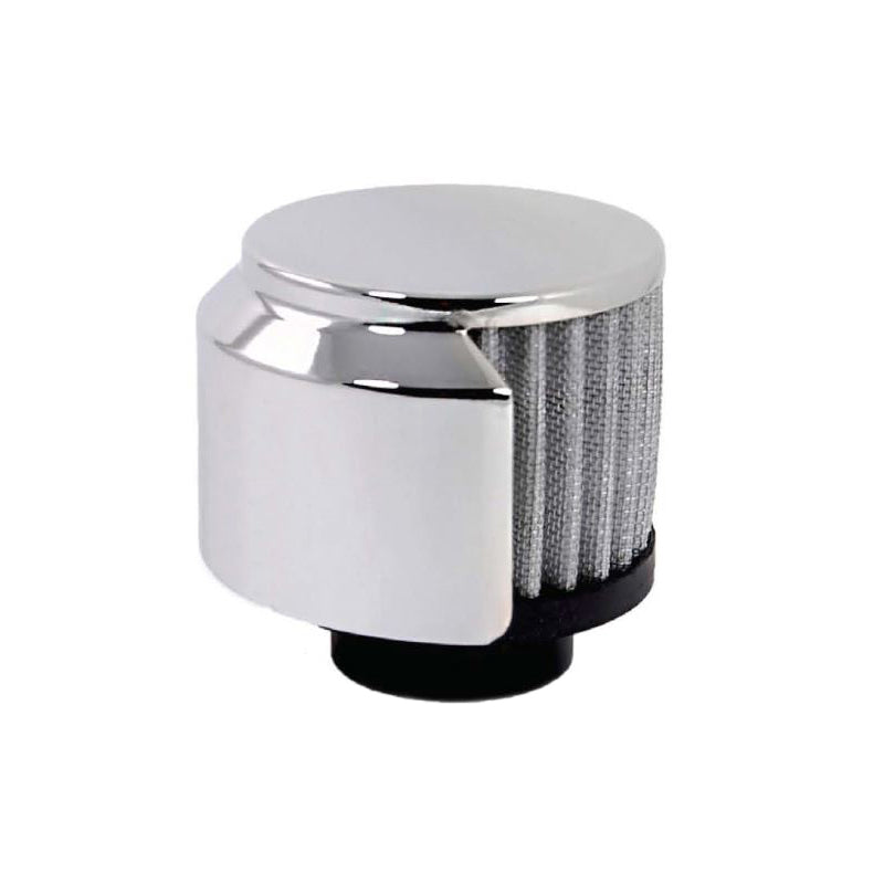 Racing Power Co-Packaged R9517 Clamp-On Round Breather with Half Shield