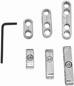 RACING POWER CO-PACKAGED R9576 Chrome Pro Style Spark Plug Wire Loom Kit