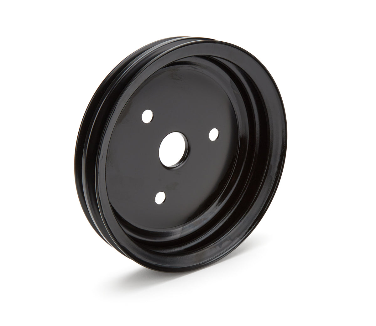 RACING POWER CO-PACKAGED R9603BK SBC Crankshaft Pulley, 2-Groove V-Belt