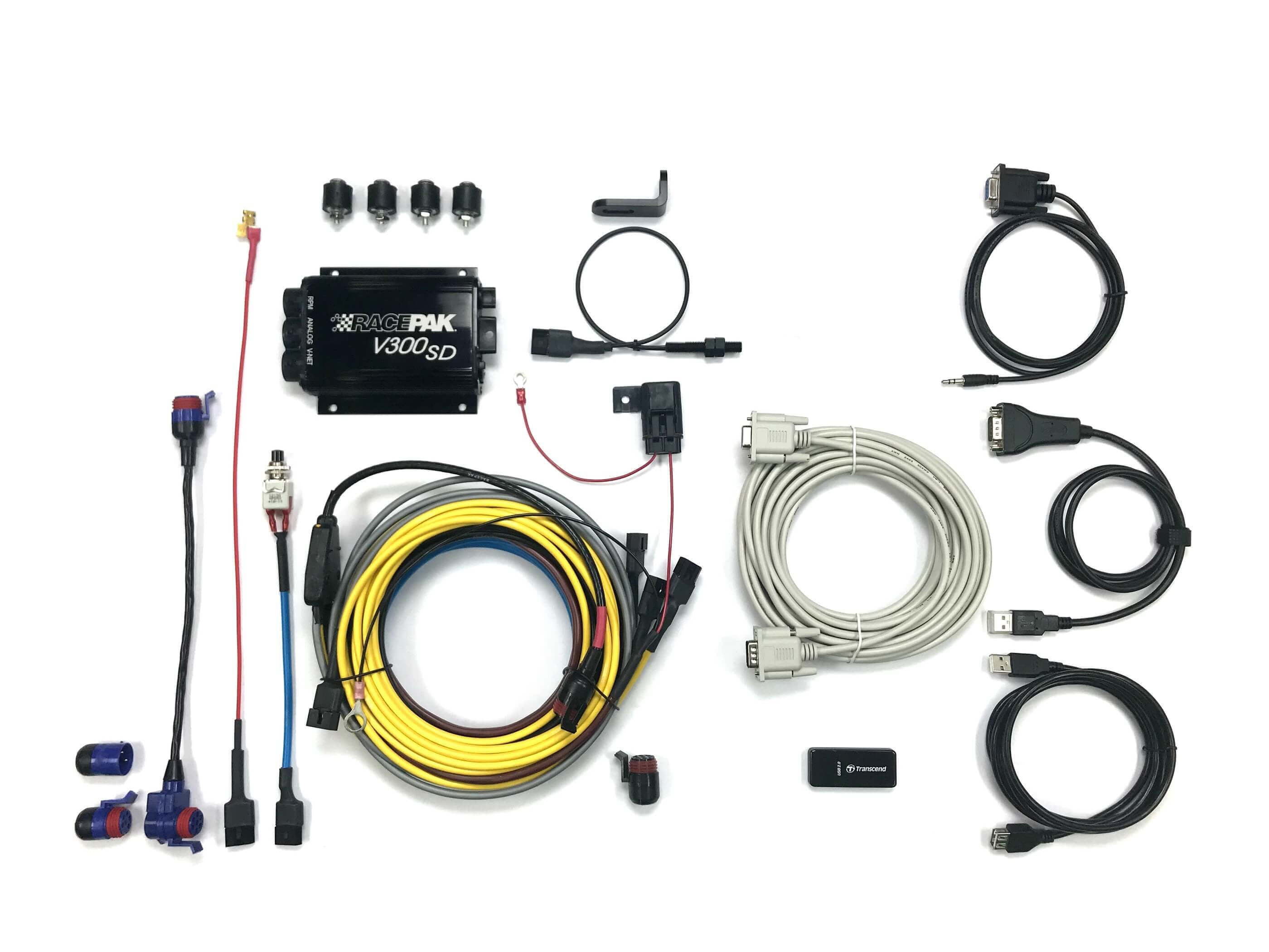 RACEPAK V300SD Data Logger Kit 200-KT-V300SD1G for Door Cars