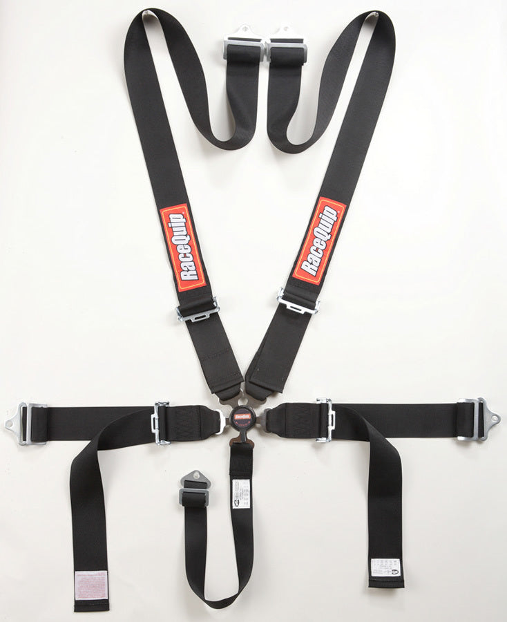 Racequip 741001RQP 5pt Harness Camlock SFI Sportsman Black