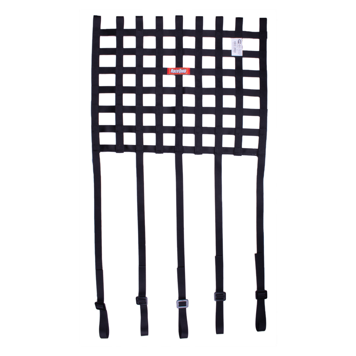 Racequip 825003RQP Window Net 18inx18in W Strap Mounts SFI