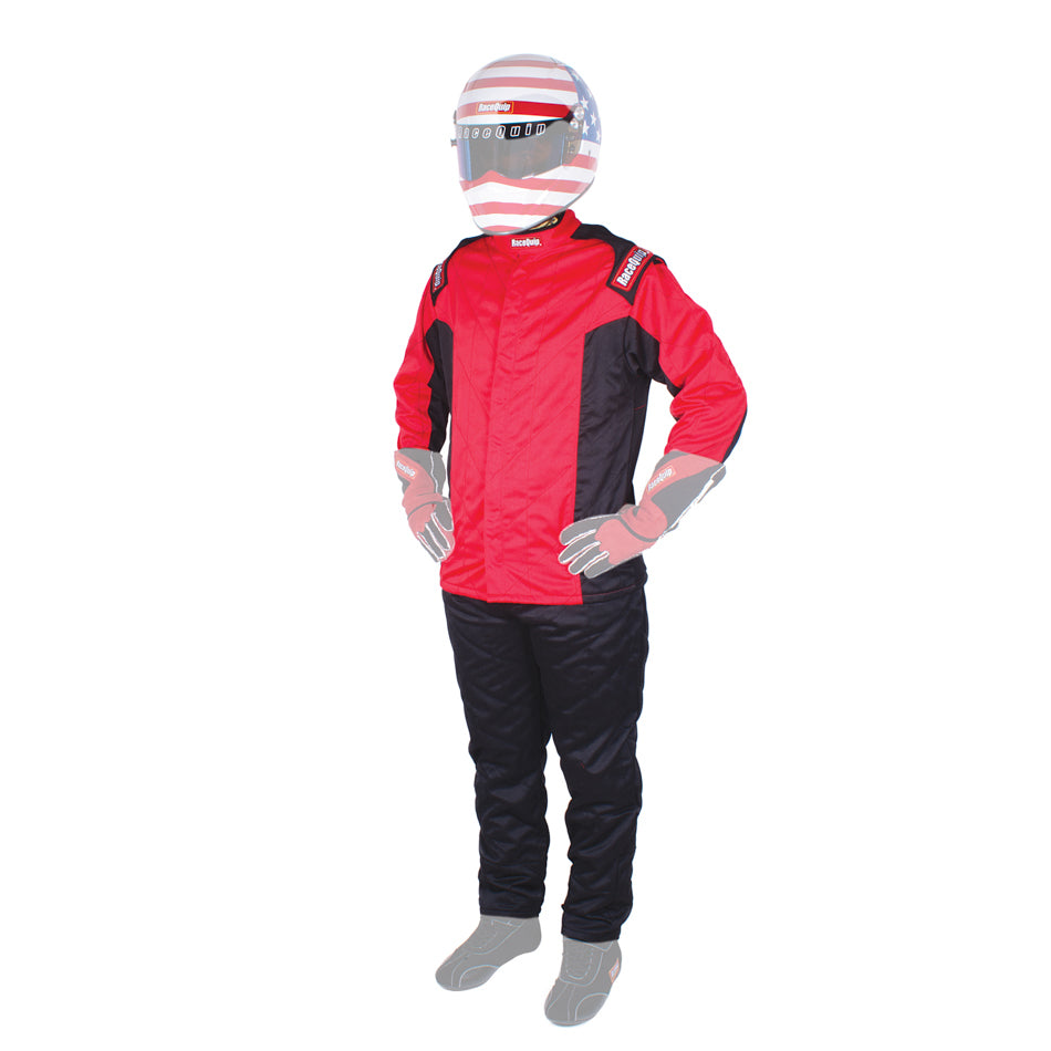 Racequip 91619139RQP Jacket Chevron-5 Red Medium SFI-5