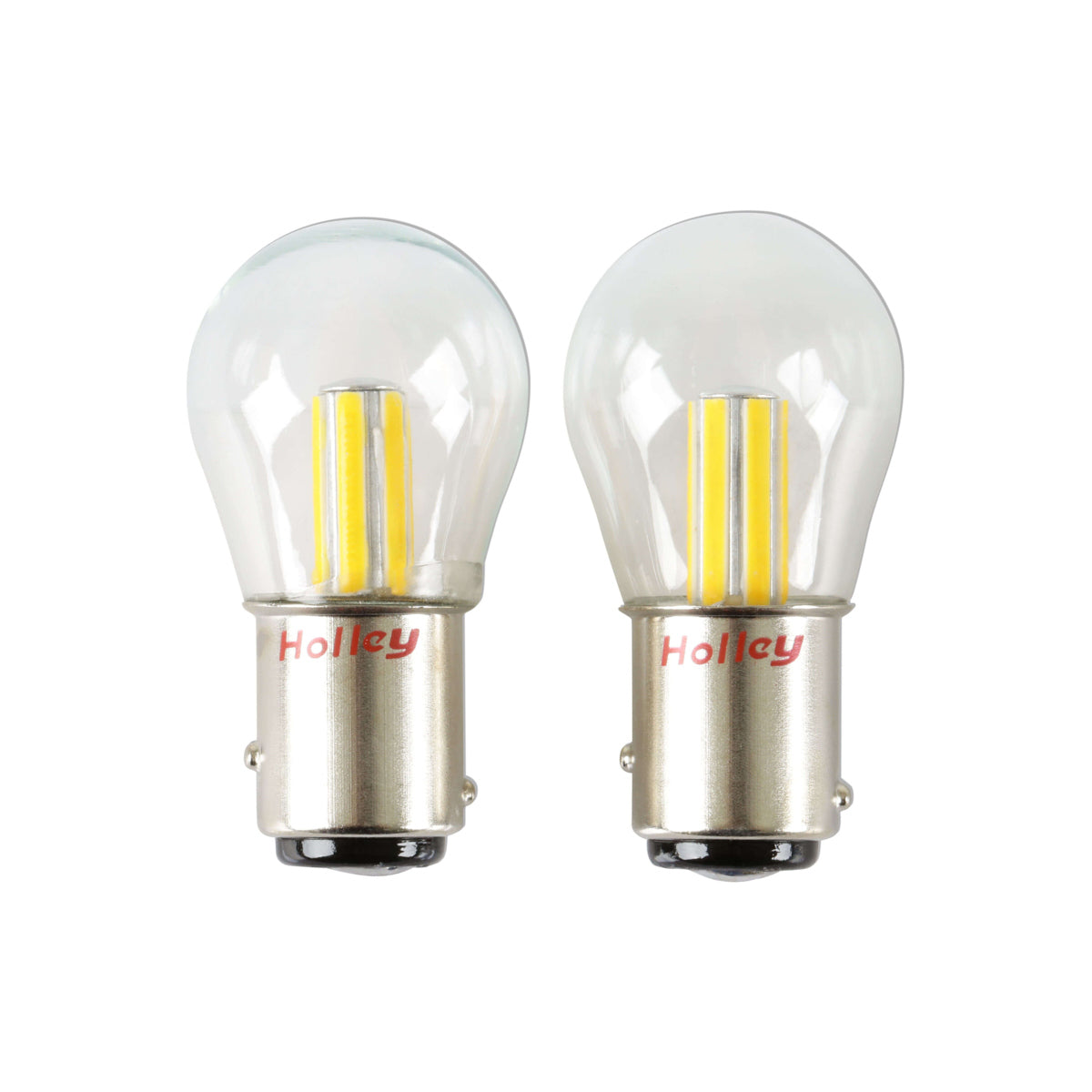 HOLLEY RETROBRIGHT HLED10 1157 LED Turn Signal Bulbs, 3000K Classic White, Pair