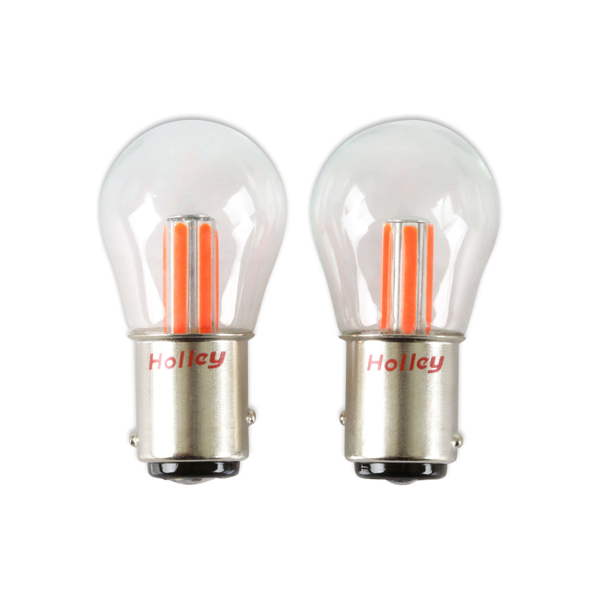 Holley RetroBright HLED30 1157-Style Red LED Turn Signal Bulbs, Pair