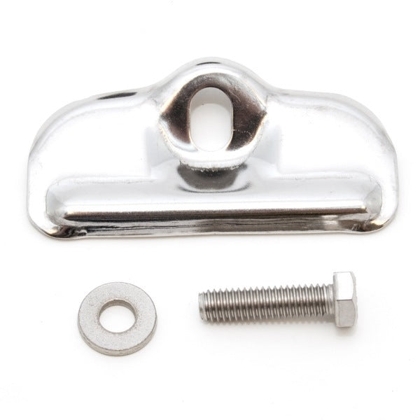 Rugged Ridge 11132.03 Stainless Steel Battery Hold Down Clamp Kit for 1976–1986 Jeep Wrangler CJ