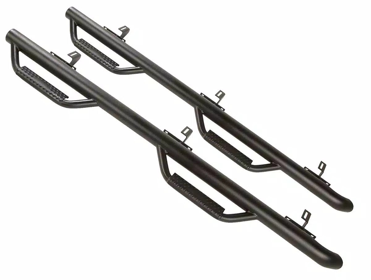 Rugged Ridge Spartan Step Bars, Part Number 11596.04, for 2018–2021 Jeep Wrangler JL