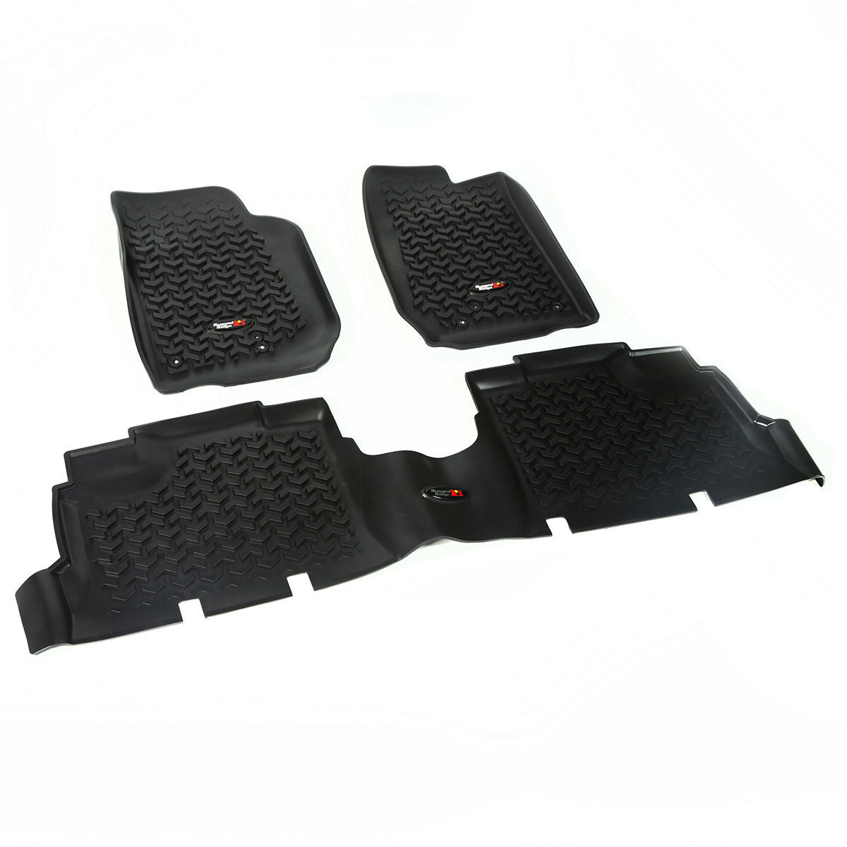 Rugged Ridge 12987.04 All-Terrain Floor Liner Kit for 2007-2018 Jeep Wrangler JK 4-Door