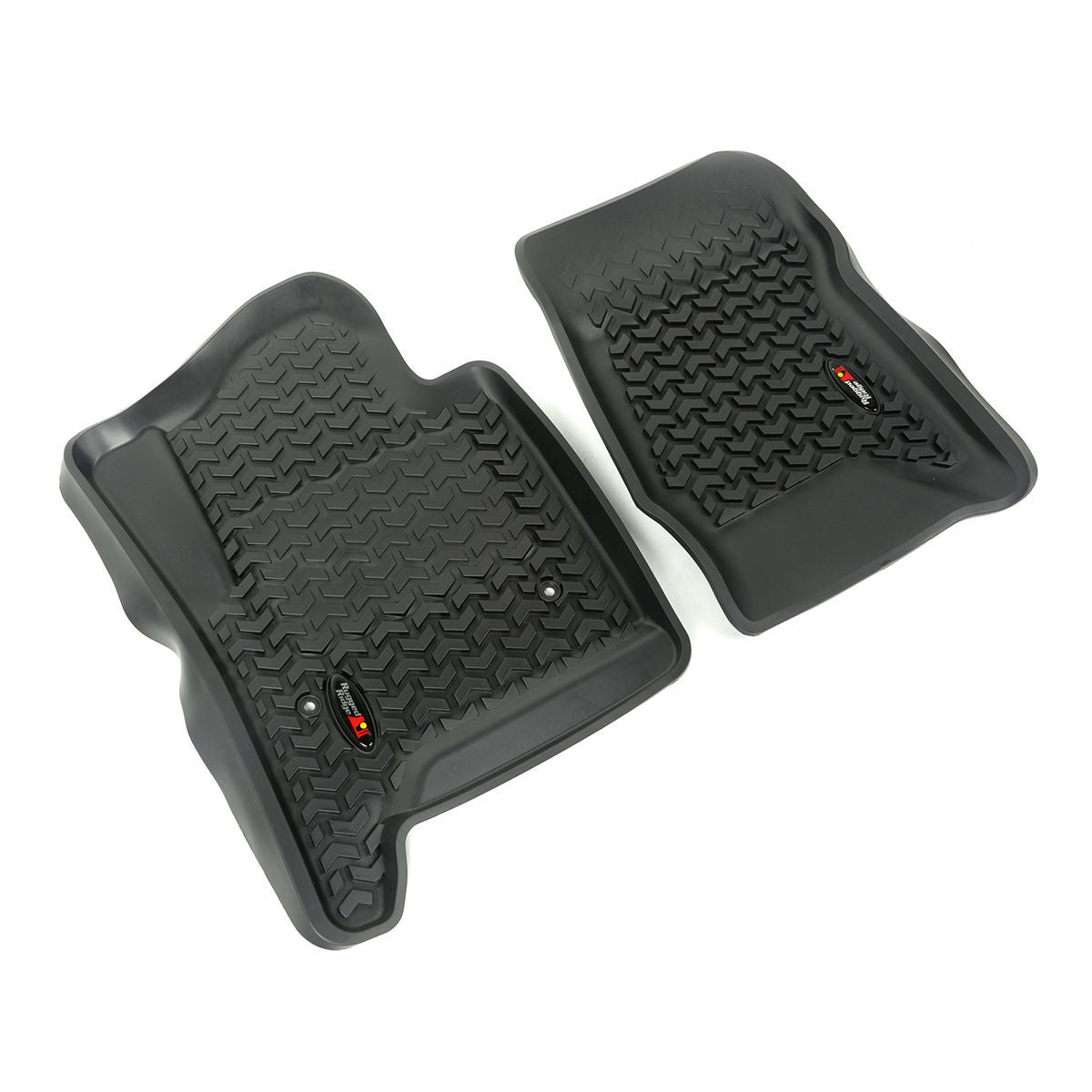 Rugged Ridge 82901.04 All-Terrain Front Floor Liners for 2015–2018 GM Full-Size SUVs and Trucks