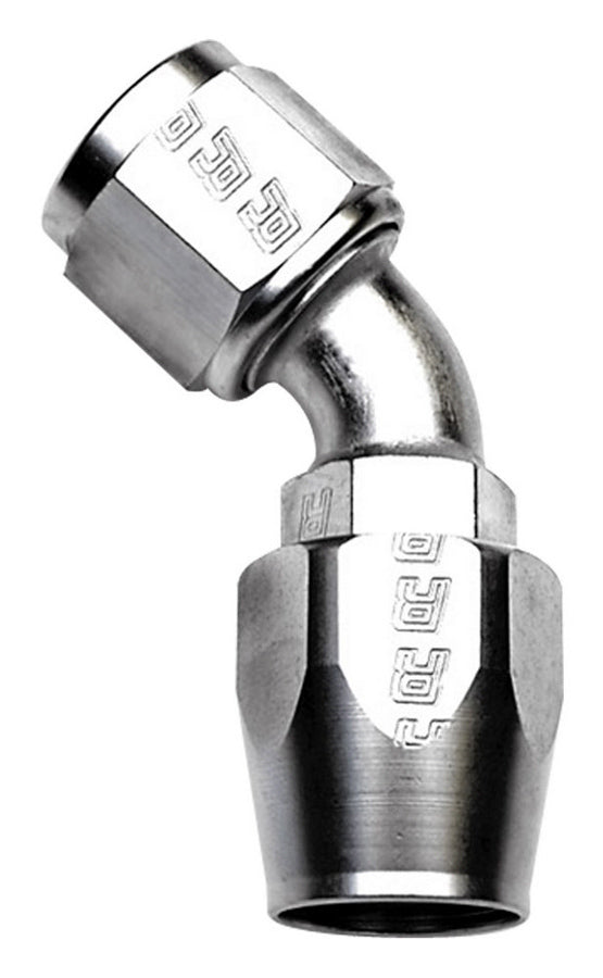 Russell 610111 Endura Full-Flow 45-Degree Hose End Fitting, -10 AN to -10 AN Female
