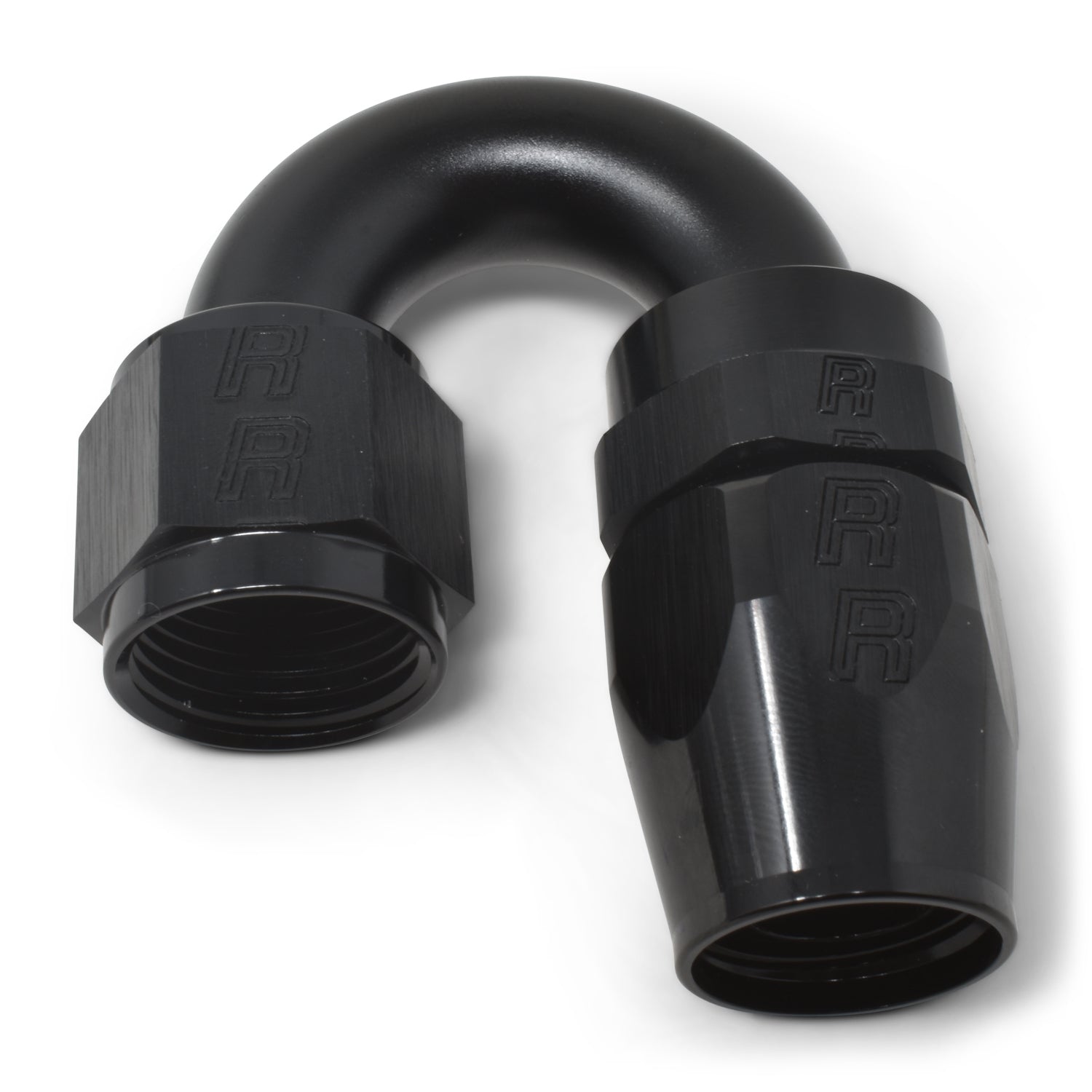 Russell 613515 8AN 180Deg Hose End Proclassic Swivel Black