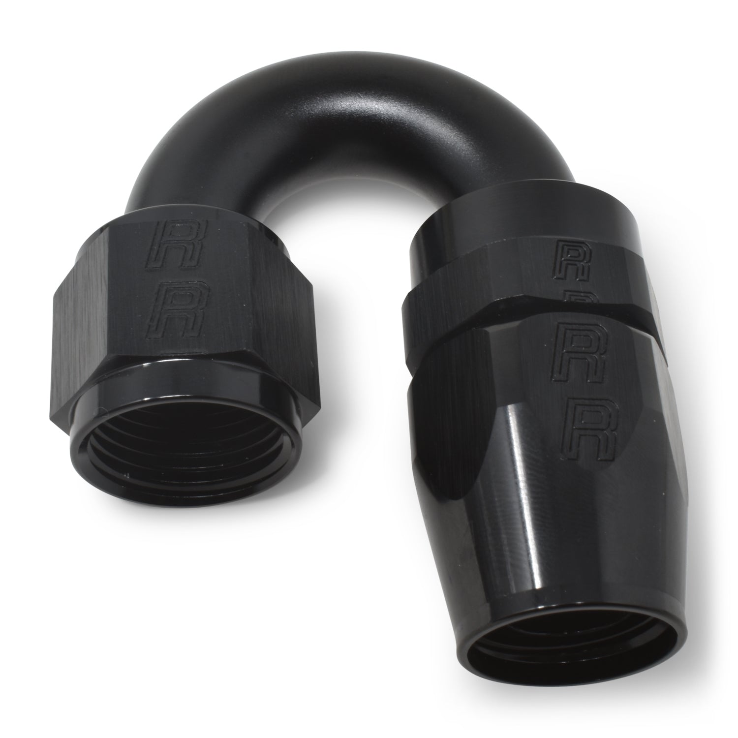 Russell 613525 10AN 180Deg Hose End Proclassic Swivel Black
