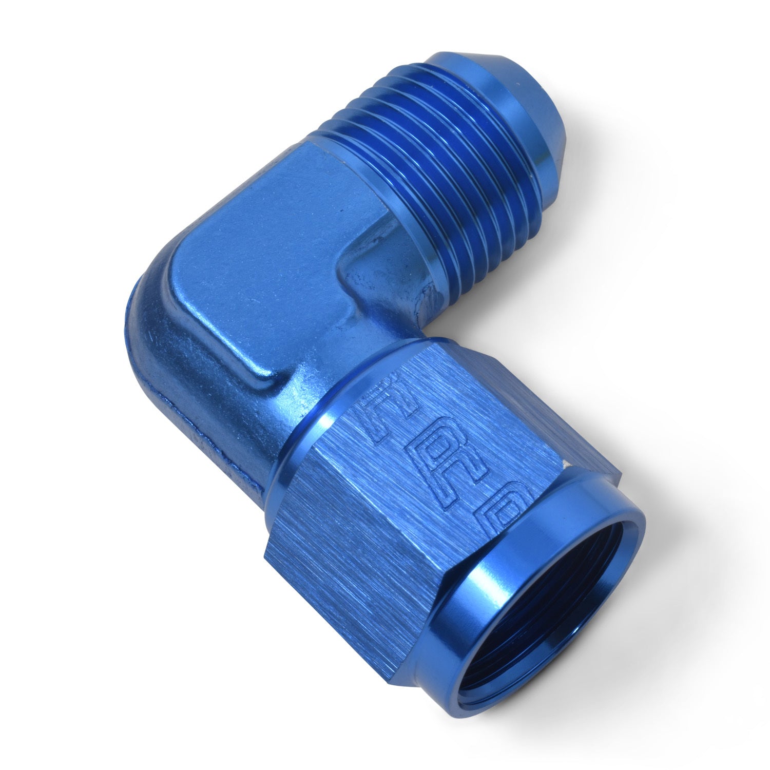 Russell 614810 10AN 90Deg Swivel Union Blue