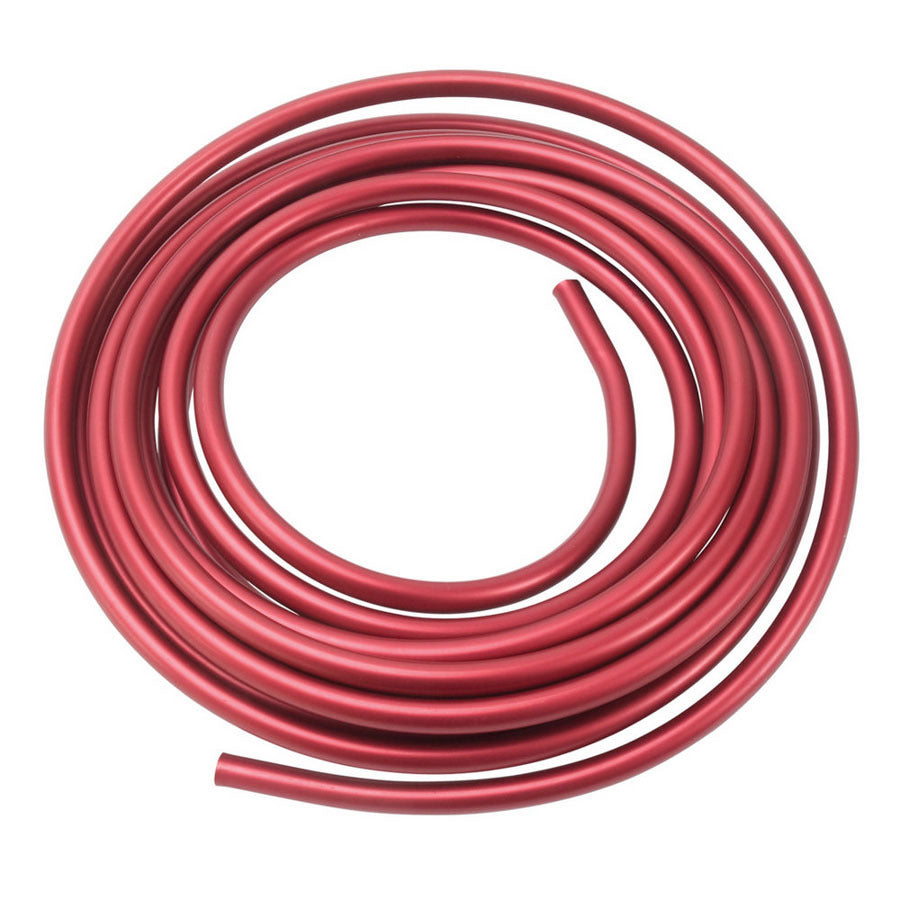 Russell 639260 3/8-Inch Aluminum Fuel Line, 25 Feet, Red Anodized
