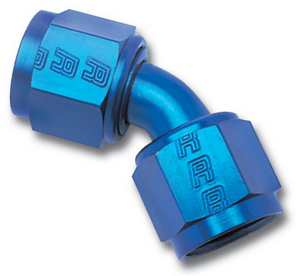 Russell 640040 6AN Swivel Coupler 45Deg Blue