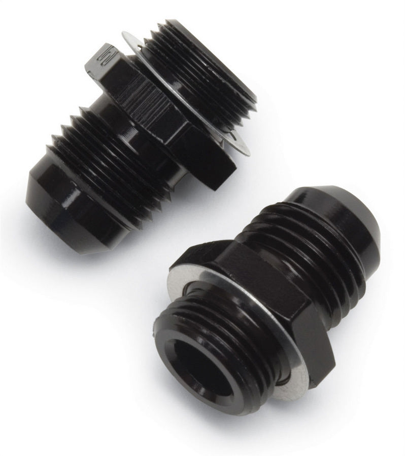 Russell 640203 Straight Adapter Fittings, 6 AN Male to 9/16-24 in Male, Pair
