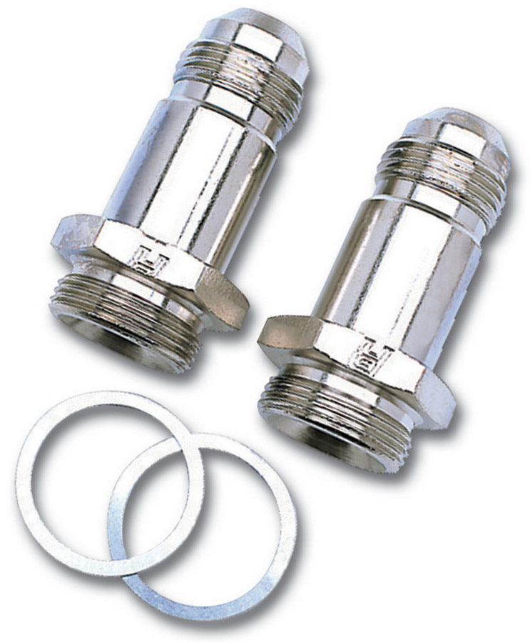 Russell 640211 Endura Carburetor Inlet Fitting, Straight, 8 AN Male to 7/8-20 Male