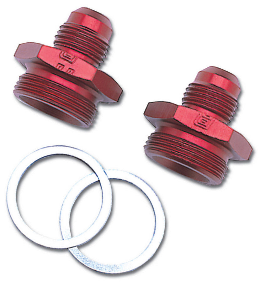 Russell 640220 6AN Male Dual Feed Holley Fitting (2 PACK)