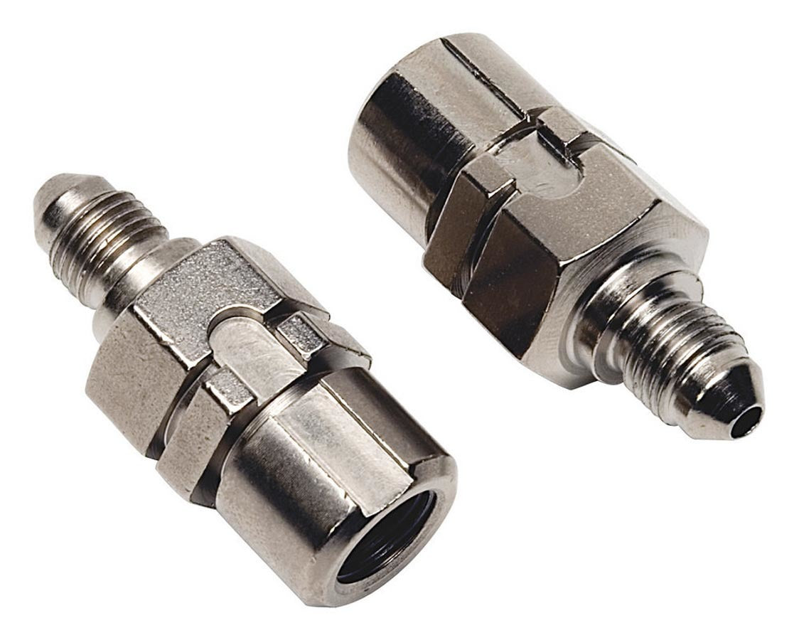 Russell 640591 Straight Adapter Fitting, 3 AN Male to 7/16-24 Inch Inverted Female