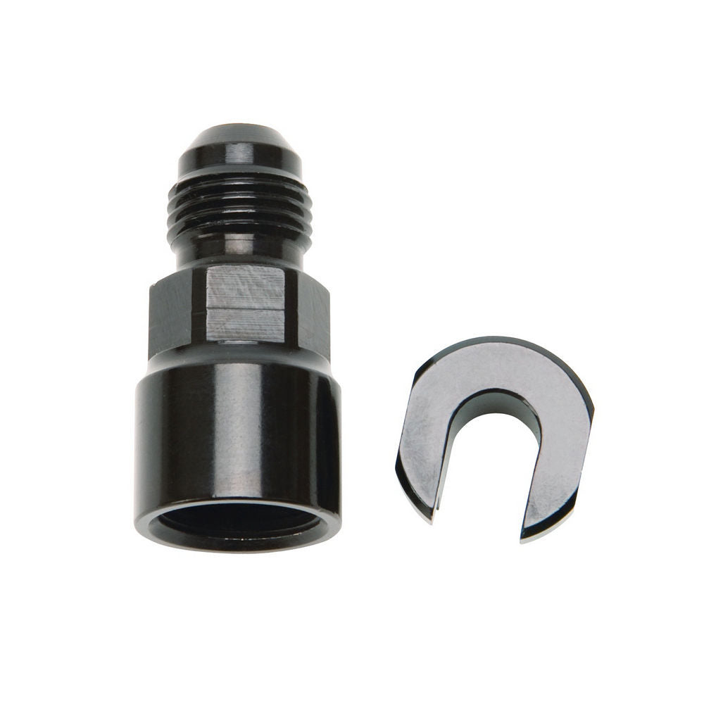 Russell 644113 Fuel Injection Adapter, Straight -6 AN Male to 5/16-Inch Female Quick Connect