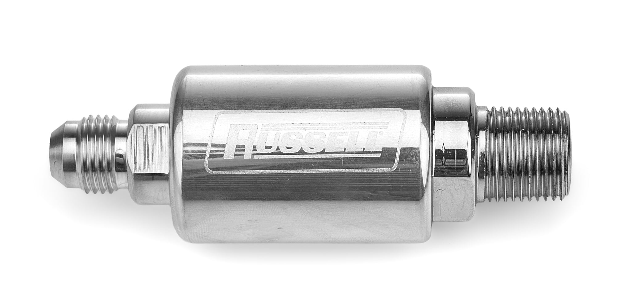 Russell 650200 Competition Series In-Line Fuel Filter, 40 Micron