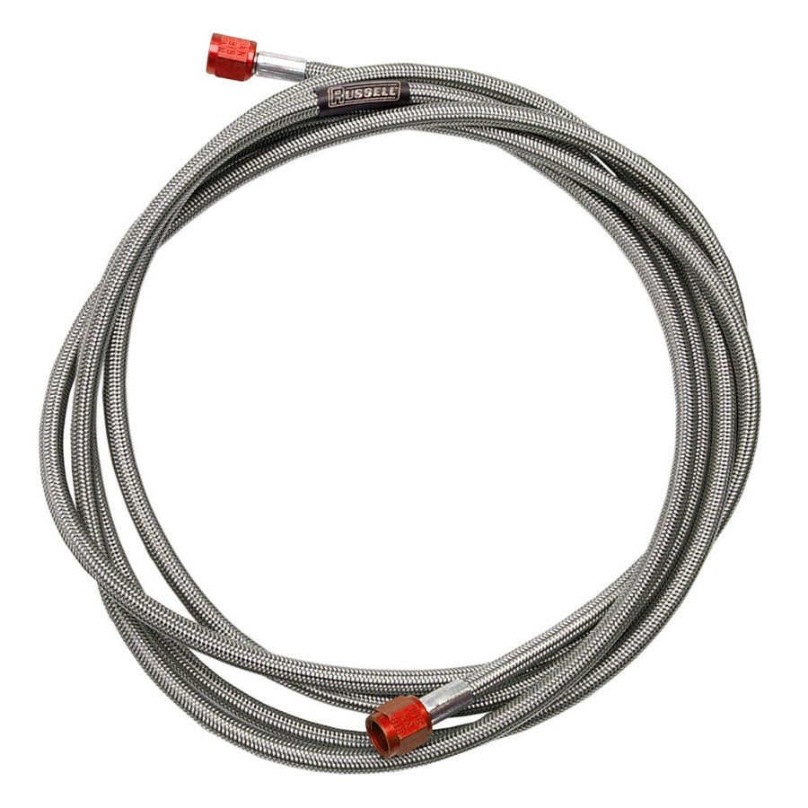 Russell 658230 4AN Premade PTFE Hose 12in Red Ends