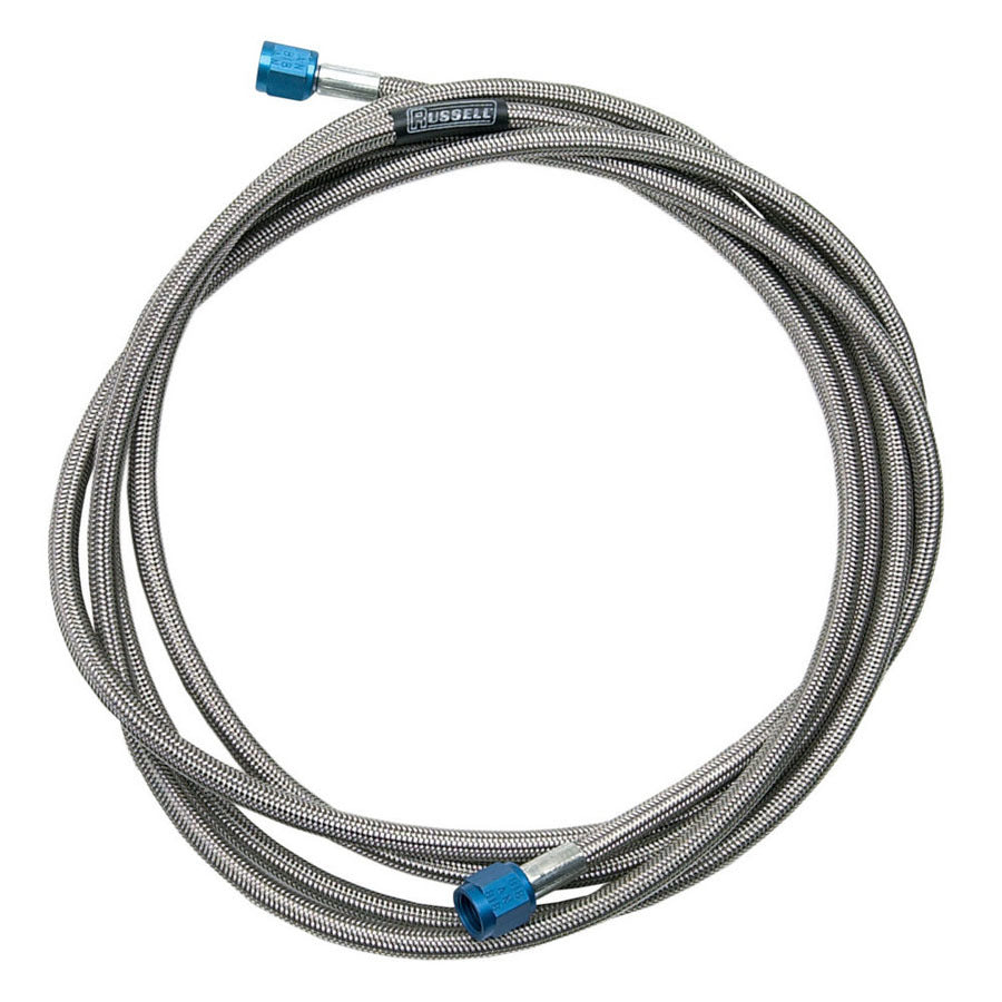 Russell 658490 6AN Nitrous Hose 1ft Blue Ends