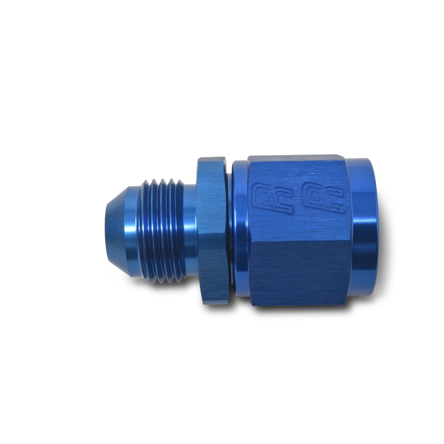 Russell 660010 8AN F 4AN M Adapter Coupling Nut Flare Red
