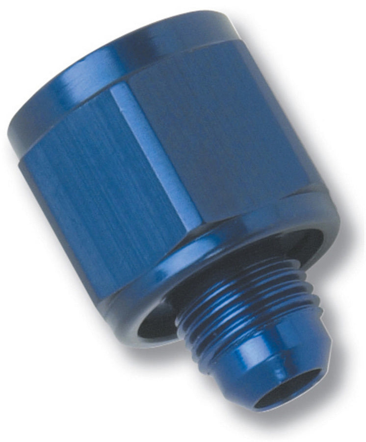 Russell 660020 Straight Adapter Fitting, 8 AN Female to 6 AN Male, Blue Anodized Aluminum