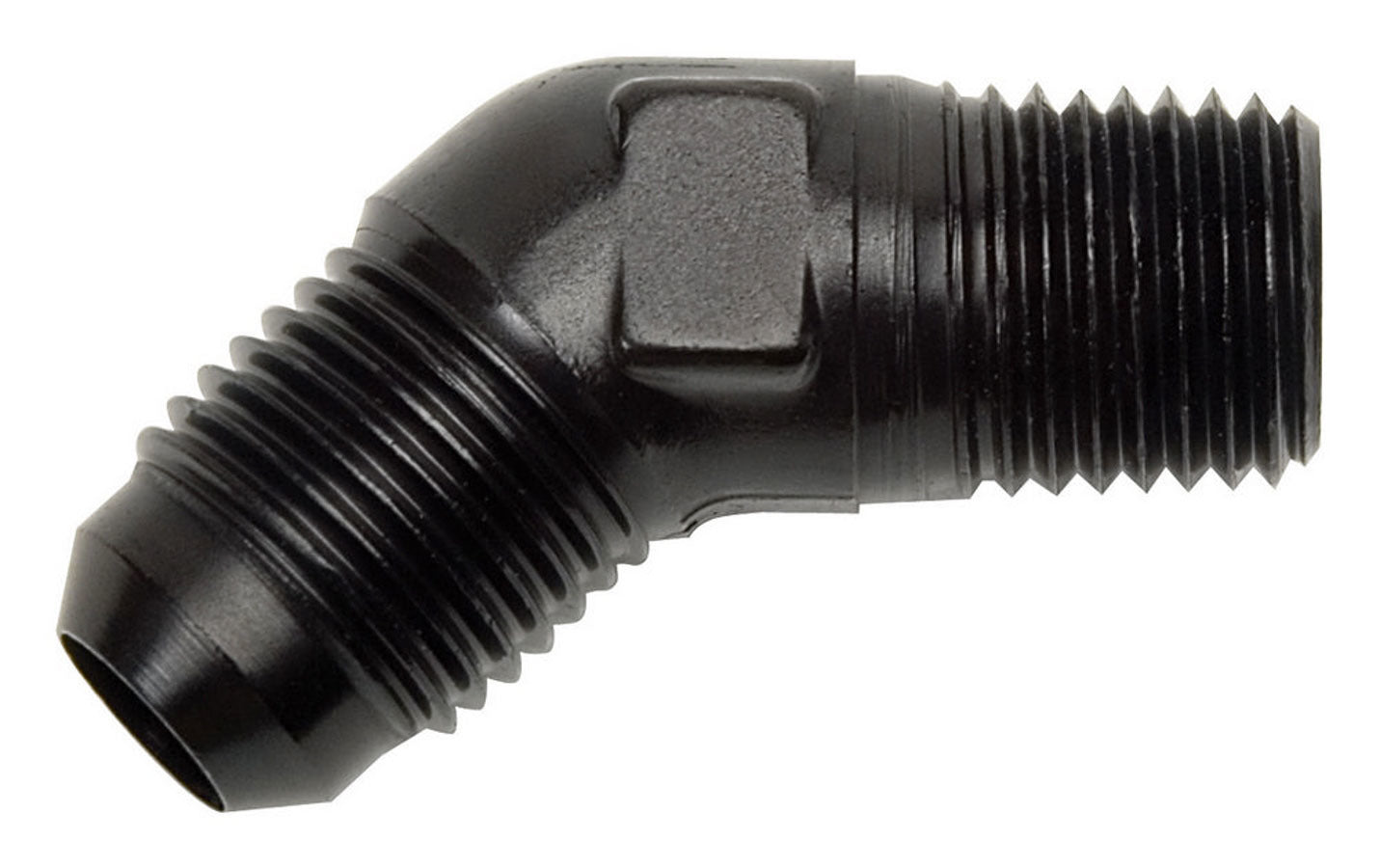 Russell 660103 6AN To 45Deg 1 8 Adapt Black