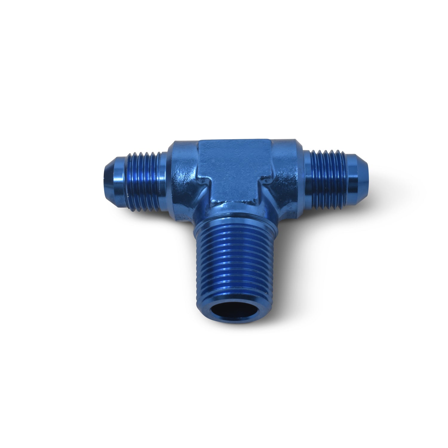 Russell 660120 6AN To 3 8 Pipe Tee Blue