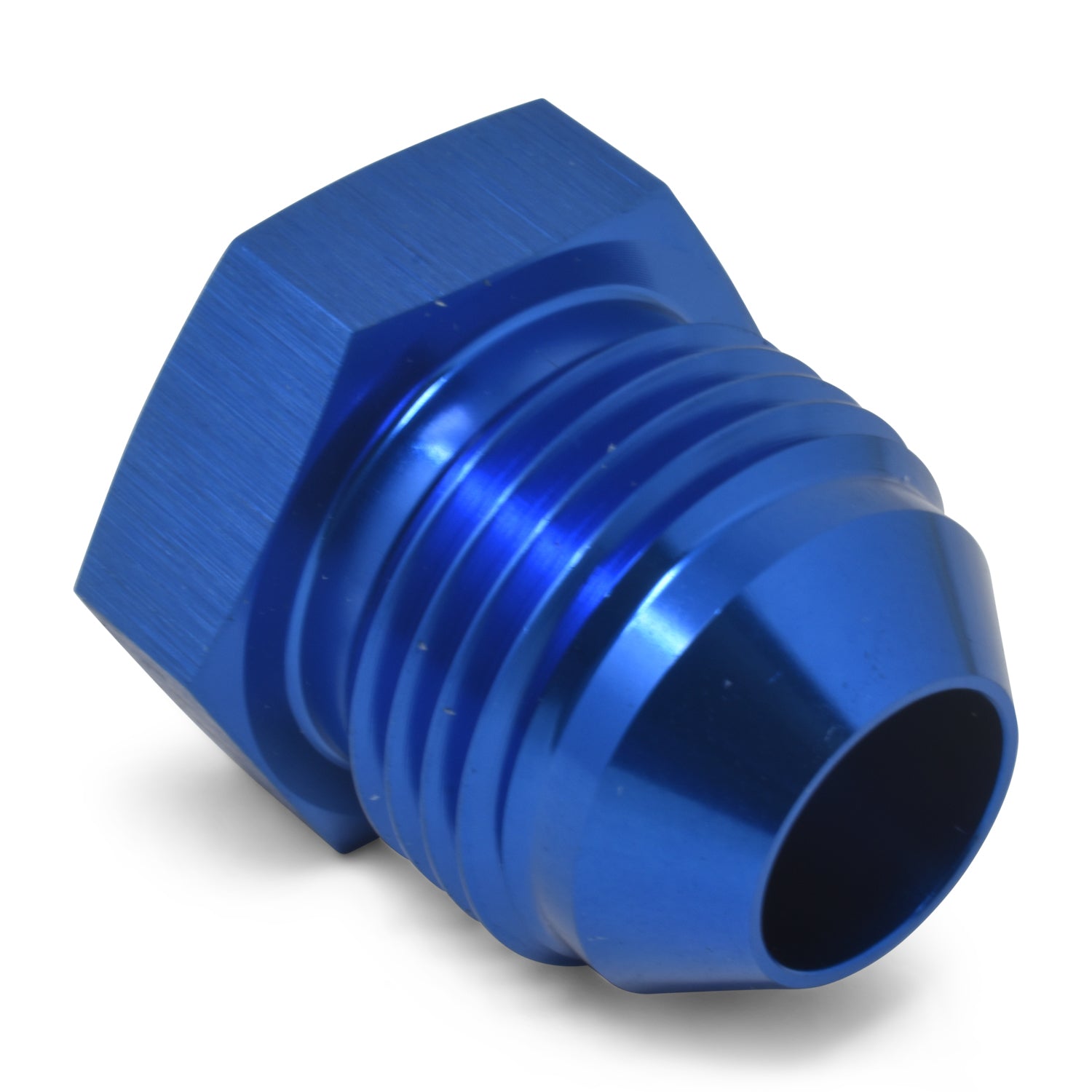 Russell 660210 10AN Flare Plug Adapter Blue