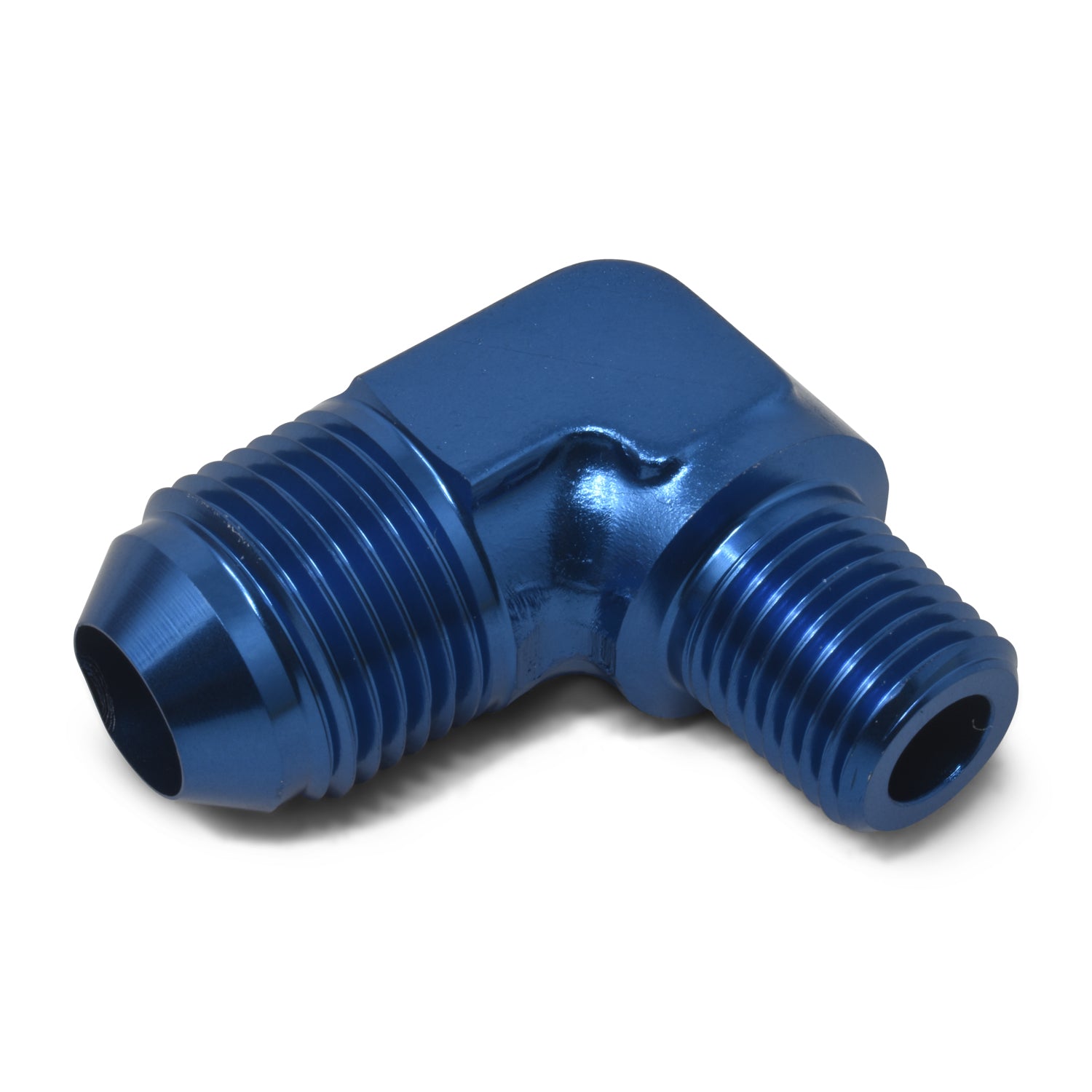 Russell 660790 3AN 90Deg To 1 8NPT Blue