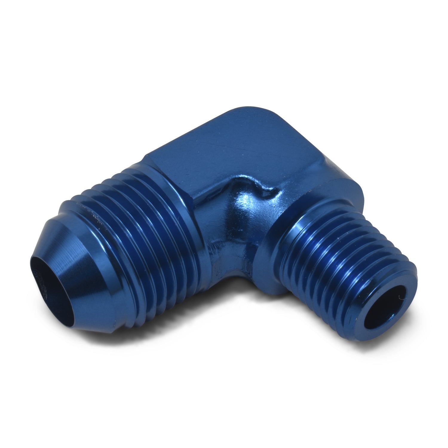 Russell 660870 8AN 90Deg To 1 2NPT Blue