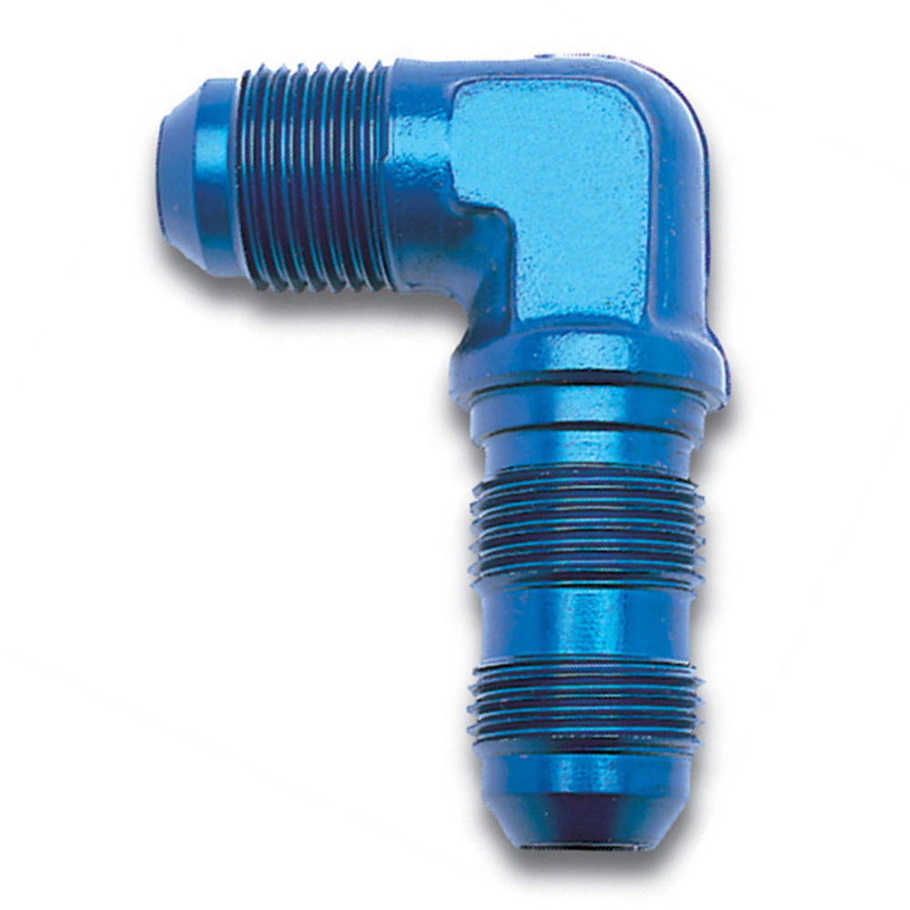 Russell 661250 6AN 90Deg Bulkhead Blue