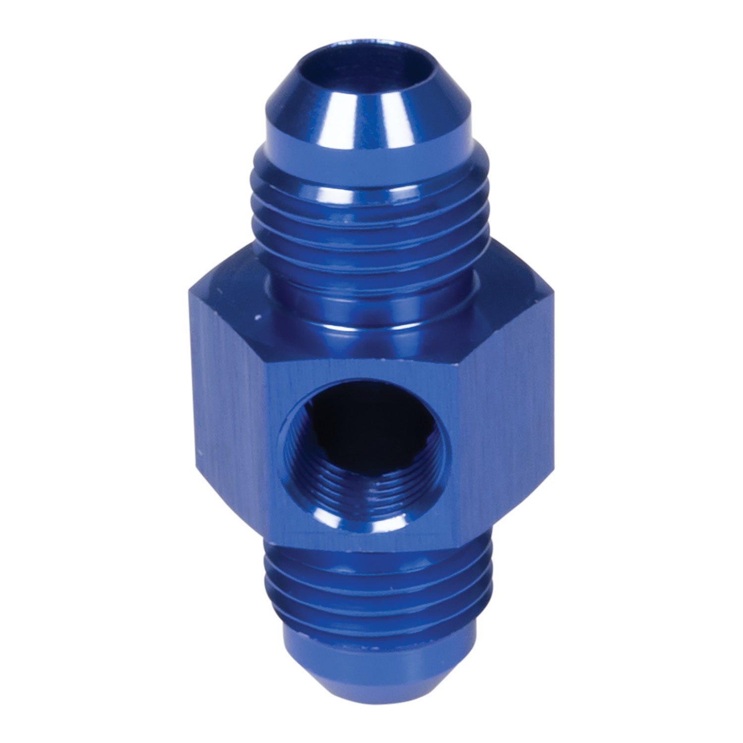Russell 670000 6AN Flare Union M To M 1 8 Gauge Port Blue