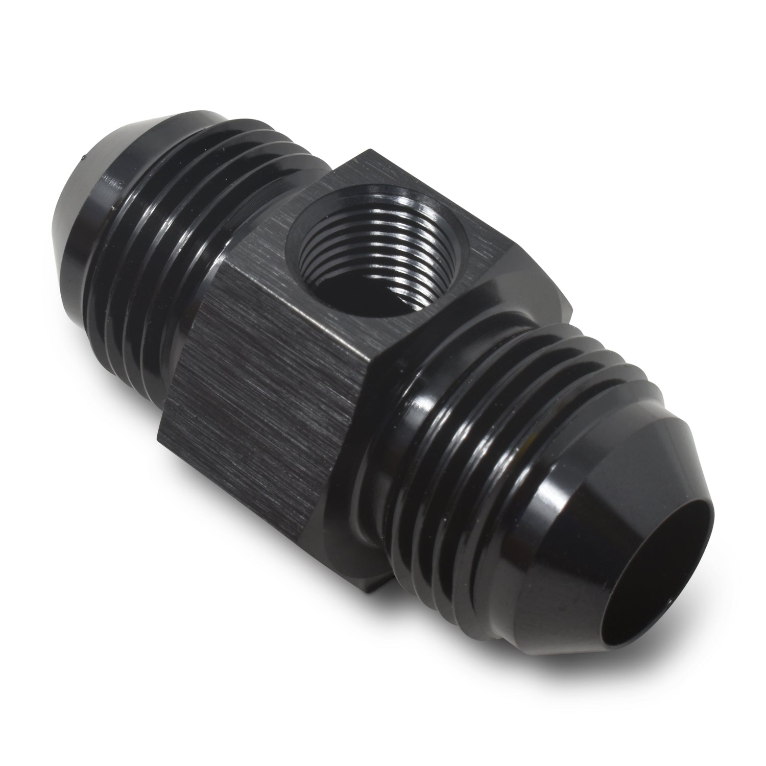 Russell 670013 8AN Flare Union M To M 1 8 Gauge Port Black