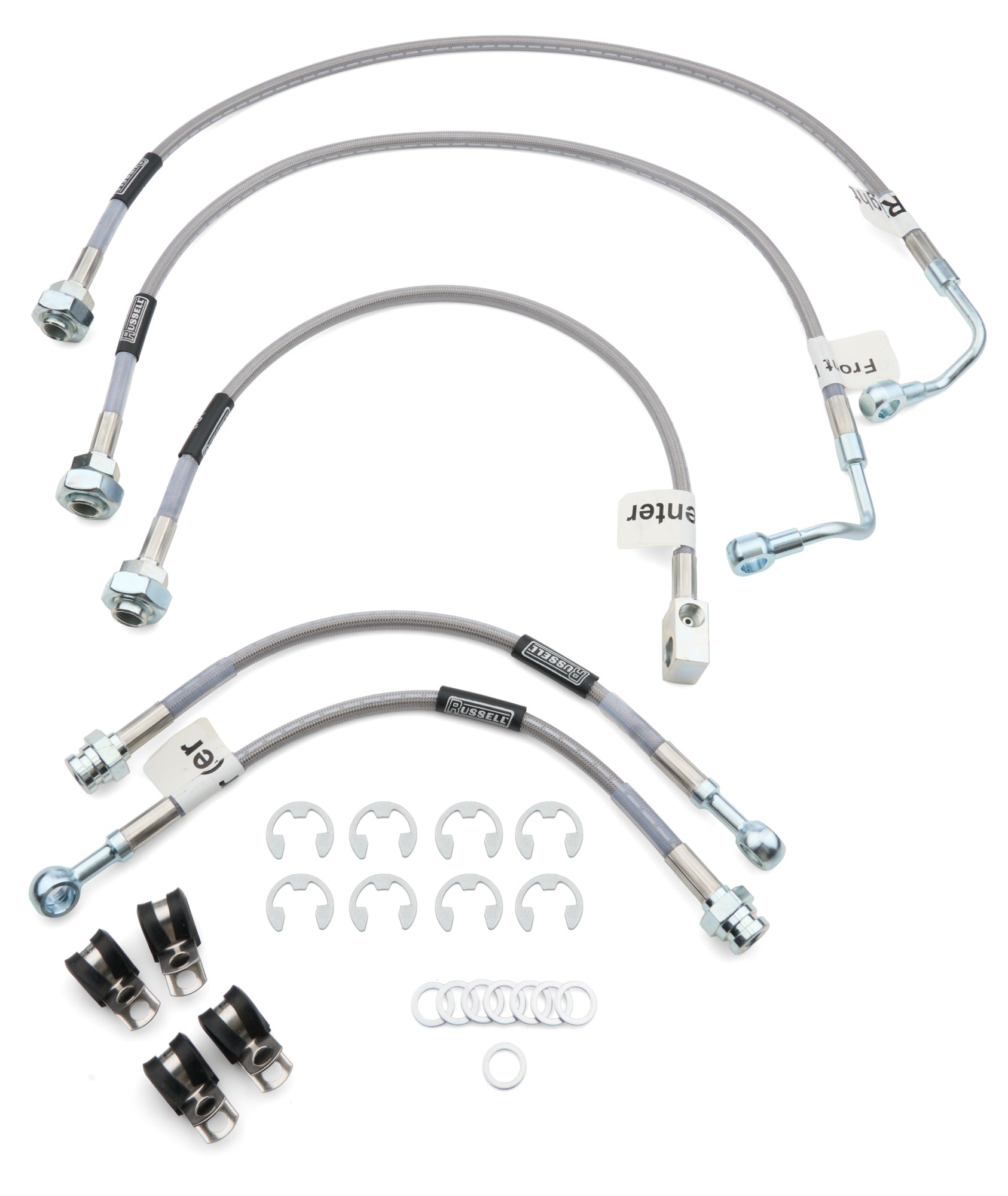 Russell BFZT_672450 00-06 GM SUV Brake Lines Front Rear Disc