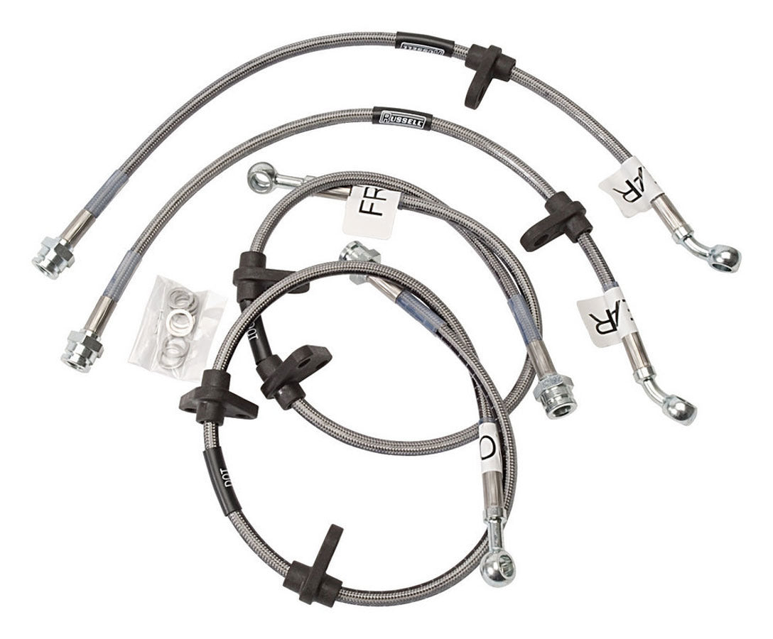 Russell 684850 94-01 Integra Brake Line Front Rear Disc