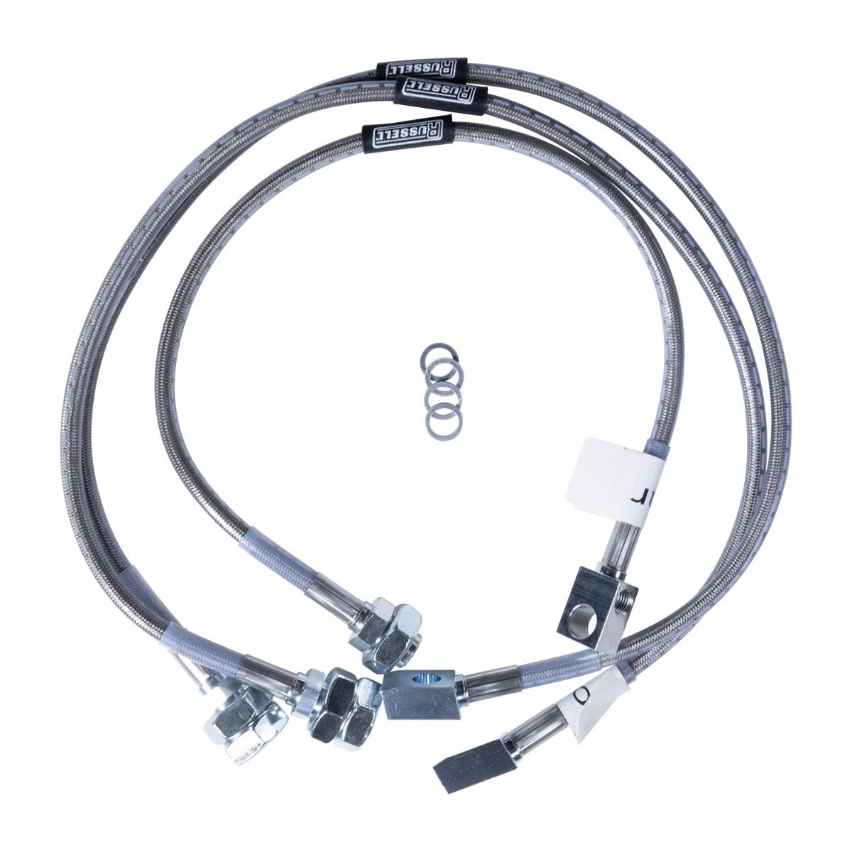 Russell BFZT_695710 79-87 K10 20 Brake Lines Front Disc Rear Drum