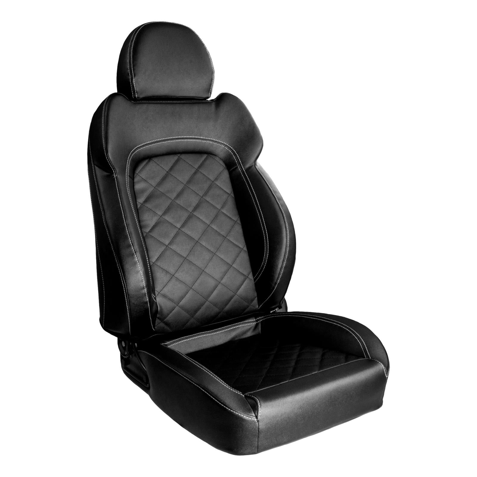SCAT Enterprises 80-1680-51R Touring Series Passenger Seat, Black Vinyl