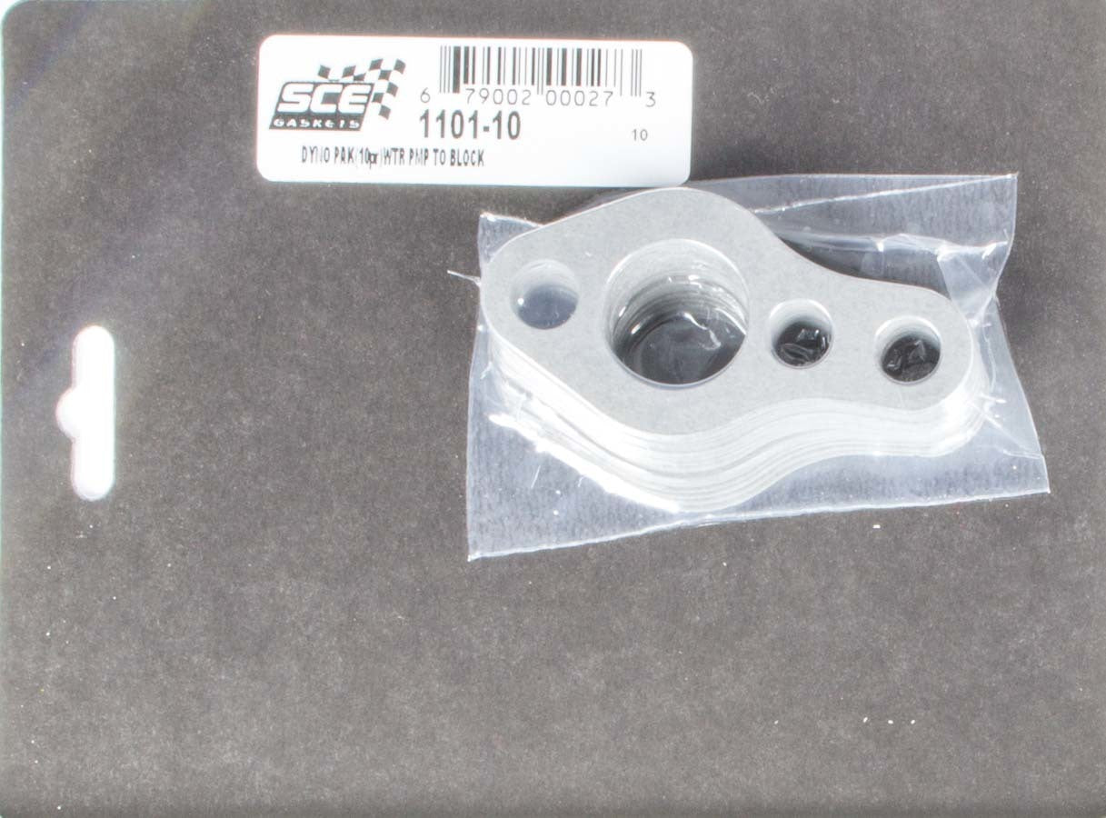 SCE Gaskets 1101-10 SBC Water Pump Gasket Set of 10