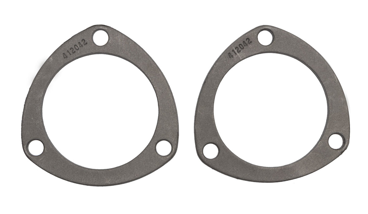 SCE Gaskets 412042 Collector Gaskets, 3-Inch, 3-Bolt, Graphite, Pair