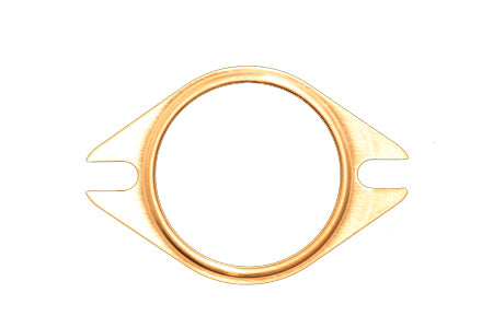 SCE Gaskets 4200 Pro Copper 2-Bolt Collector Gasket, 2.5-Inch Diameter
