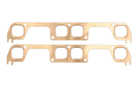 SCE GASKETS 4411 Pro Copper Exhaust Header Manifold Gasket Pair for Small Block Chevy