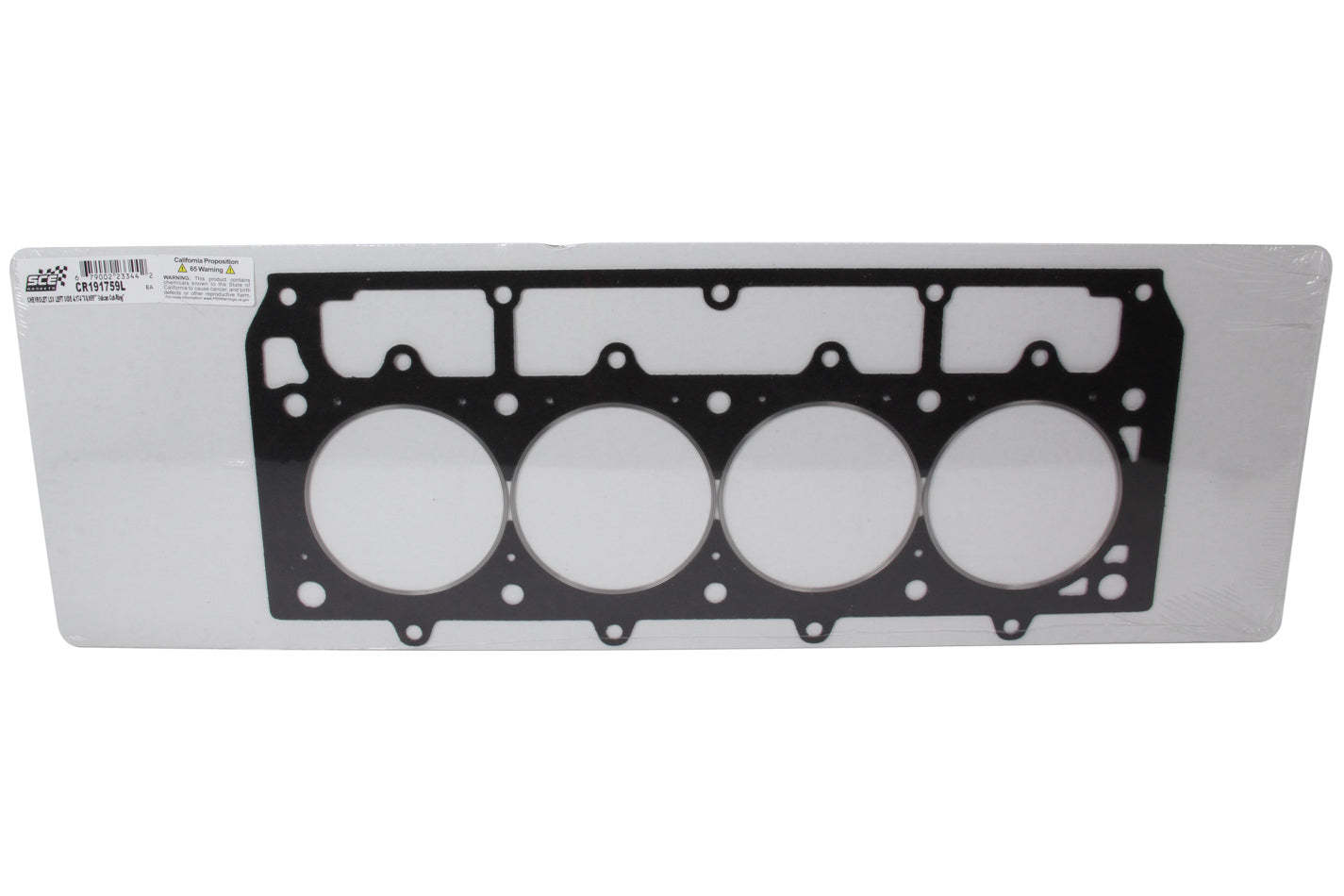 SCE Gaskets CR191759L Vulcan Cut Ring Cylinder Head Gasket for GM LS-Series