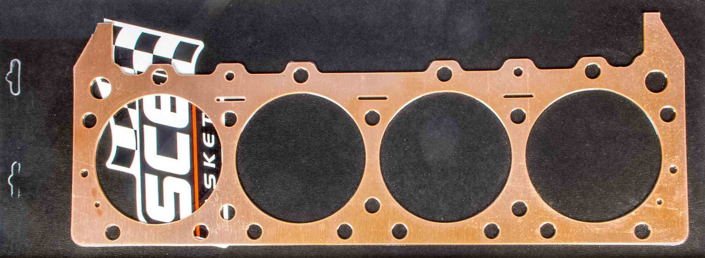 SCE Gaskets P643850 Pro Copper Cylinder Head Gasket for Mopar B/RB-Series