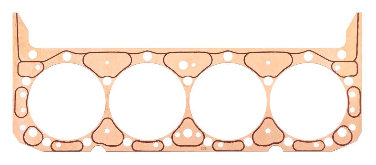 SCE Gaskets S112072 ICS Titan Copper Cylinder Head Gasket for Small Block Chevy