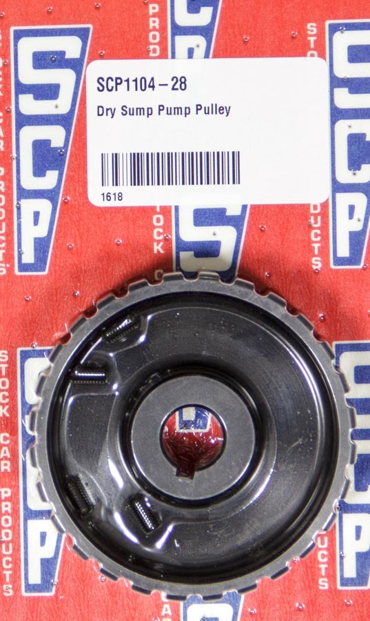 Stock Car Products 1104-28 Oil Pump Drive Pulleys Oil Pump Pulley Gilmer 28 Tooth 1.3 In Wide 5/8 In Shaft 3/16 In