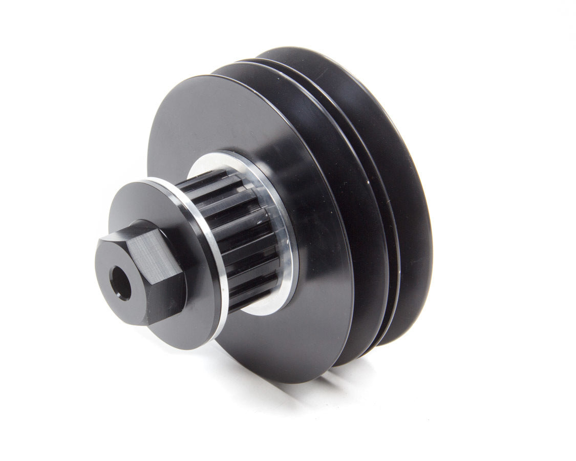 Stock Car Products D-290 Crank Mandrel Drive Kit 2.9 In Long Mandrel Gilmer / V-Belt Pulleys Small Block Chevy Kit